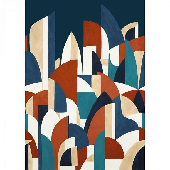 Панно Casamance 74880406 Pablo Marine/Terracotta