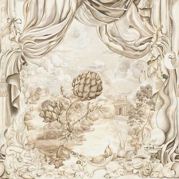 Обои Sanderson 217327 Pygmalion Alabaster