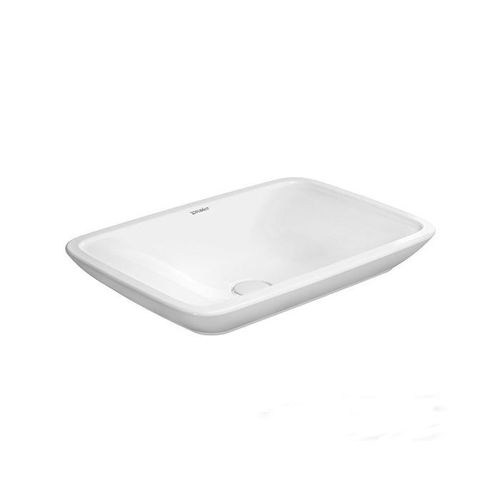 Duravit PuraVida Раковина 70x46 см, накладная, без отв., без перелива, цвет: белый