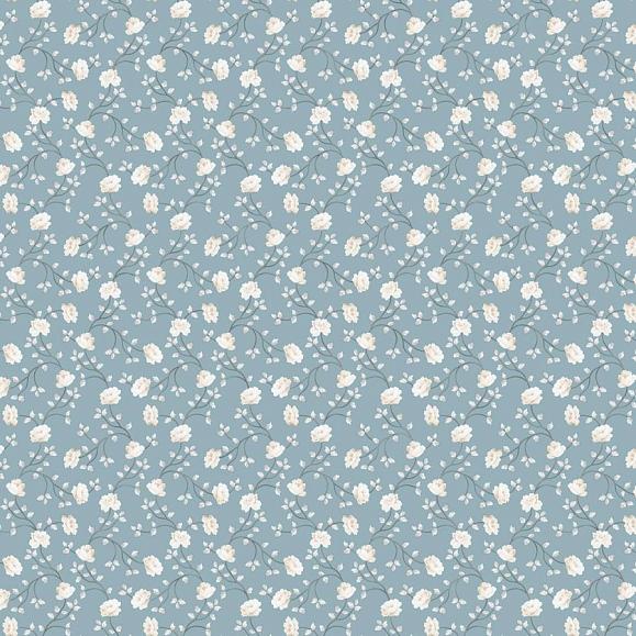 Обои Aura 1905-1 Petit Flowers Blue