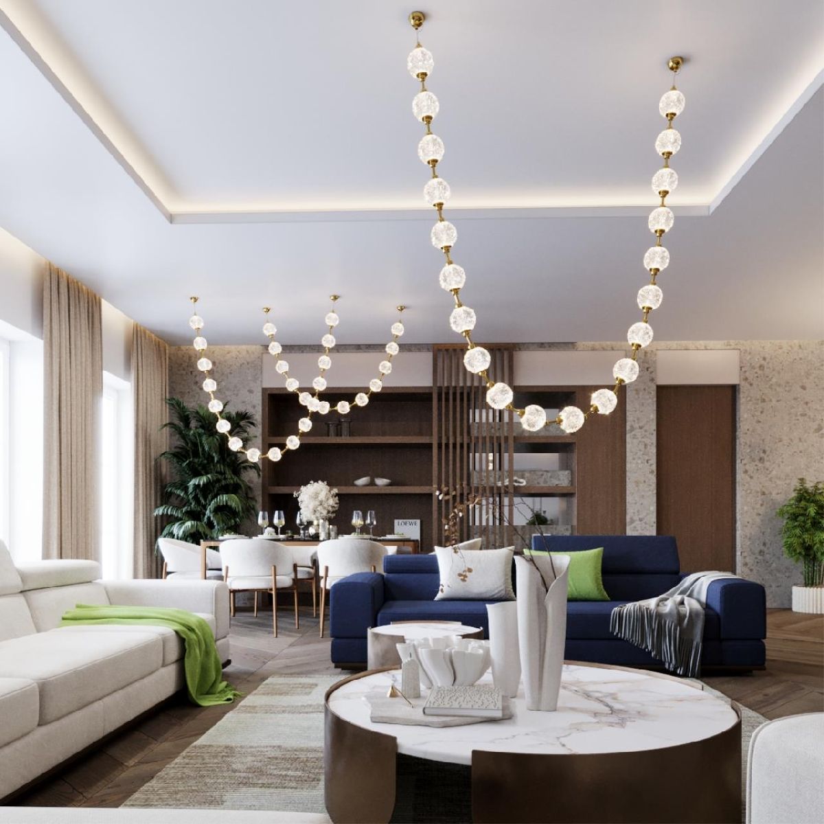 Подвесная люстра Odeon Light Crystal 5008/48L