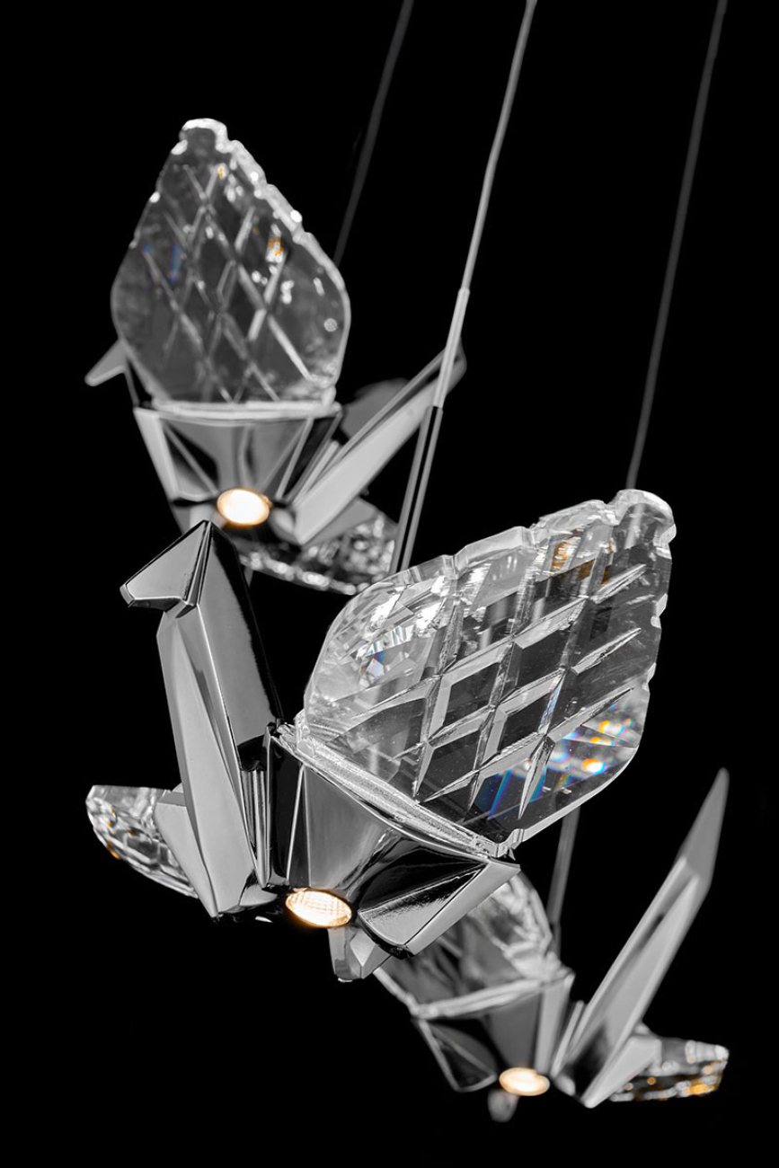 Подвесная люстра Alma LE7706/17 Black Chrome