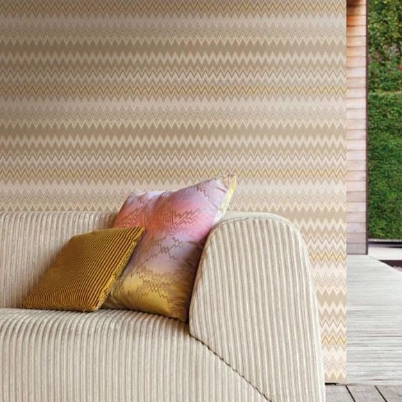 Обои Missoni Home M1A 10061 Zig Zag Multicolore