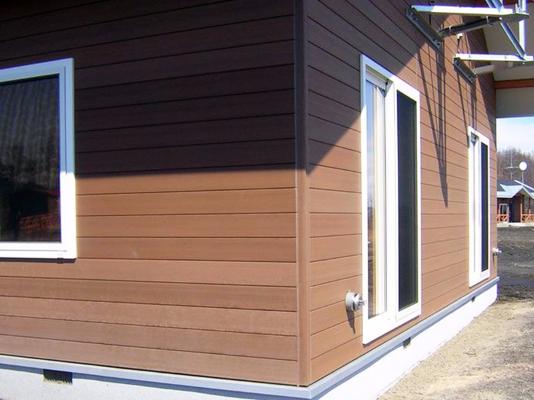 Фасадная панель 3D Holzhof 165*15*3000мм, терракот