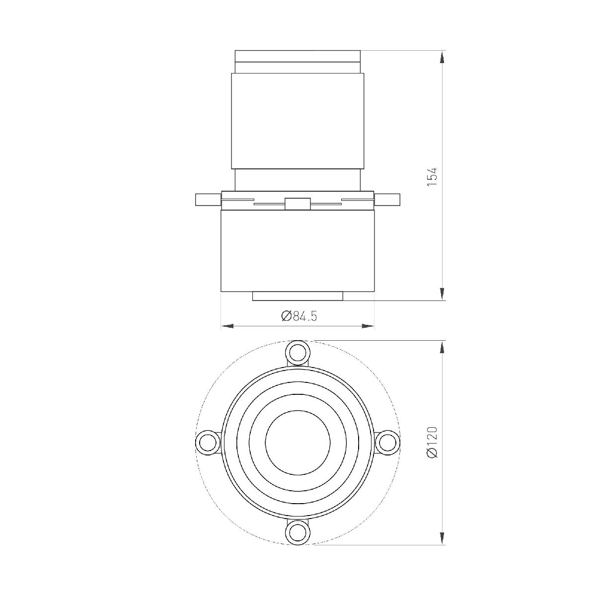 Насадка кадрирующая Arlight LGD-CROPLENS-R85 (BK) 046746