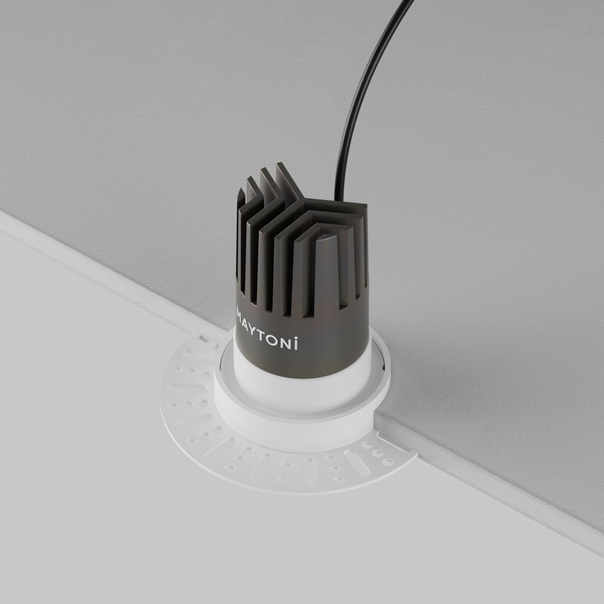 Встраиваемый светильник Maytoni Technical Dip DL124-10W-2.7K-TRS-W