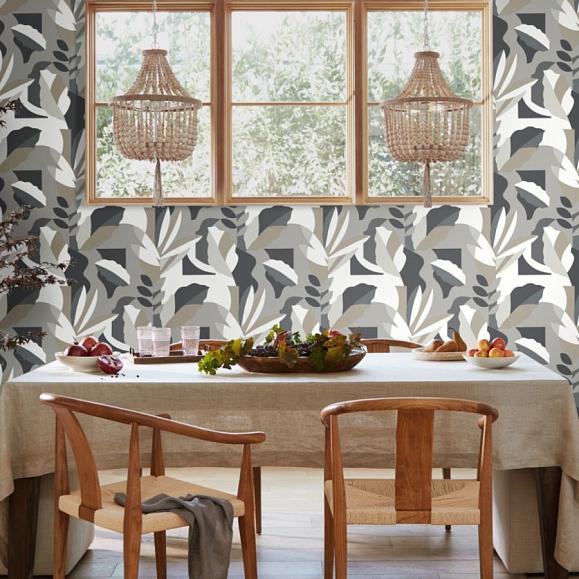 Обои York AG2003 Papier Colle Black & White