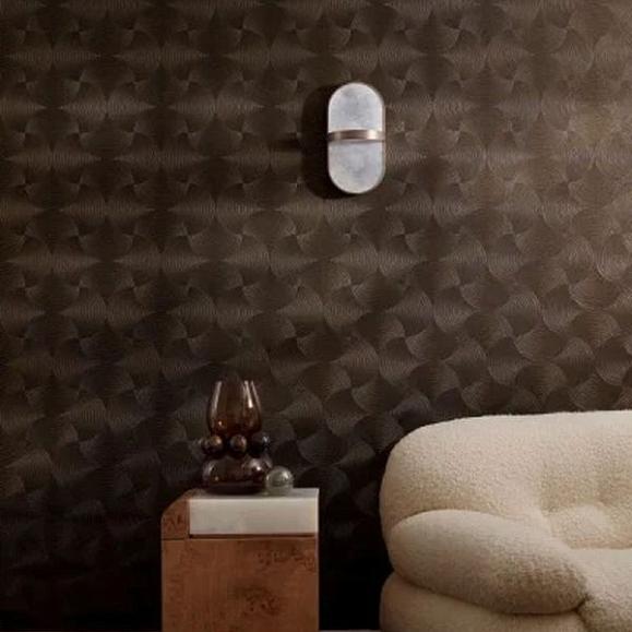 Обои Casamance 76630916 Meteore Noir/doré