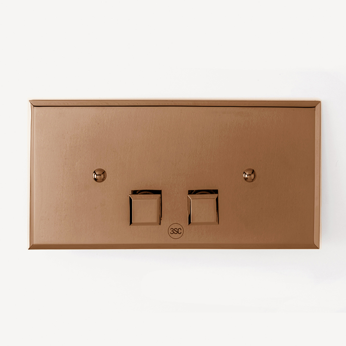 3SC SQUARE pLAQUE Клавиша смыва для бачков Geberit UP320/720, 33x2,5xh17, материал: латунь, цвет: бронза