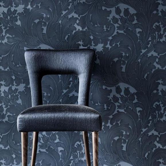Обои Little Greene 0260TUBLUEZ Tulip Black