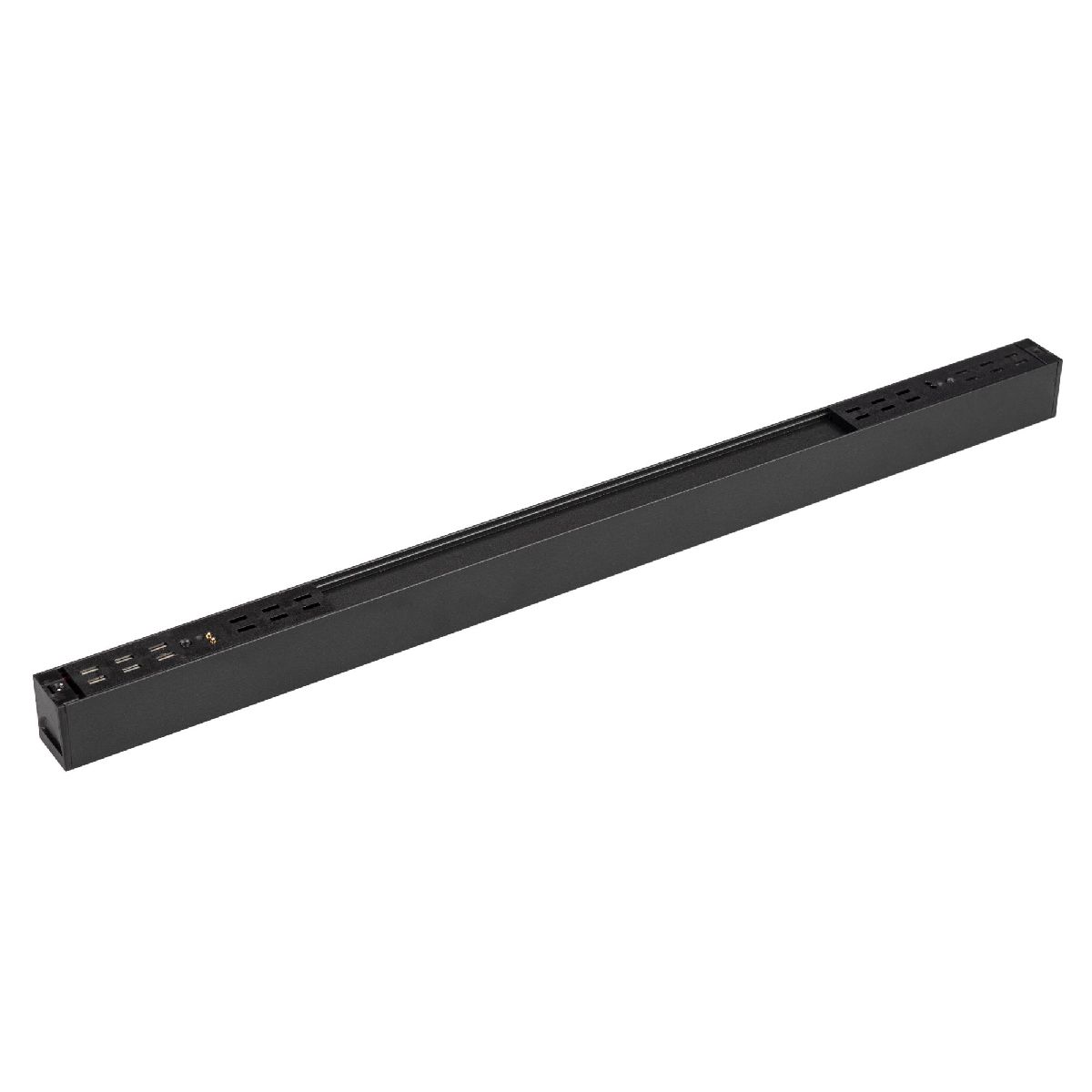 Трековый магнитный светильник Arlight MAG-FLAT-25-L400-12W Warm3000 (BK, 100 deg, 24V, DALI) 046333