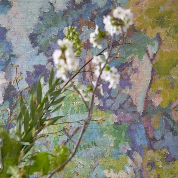 Панно Designers Guild PDG1183/01 Foret Impressionniste Grasscloth Celadon