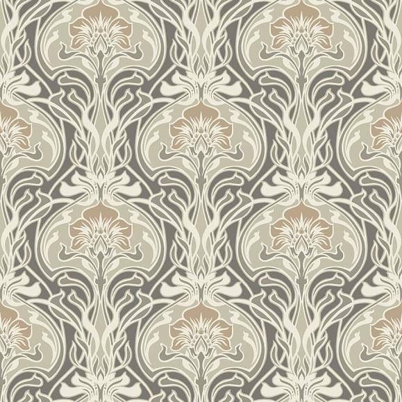 Обои Aura FD26150 Mucha Brown