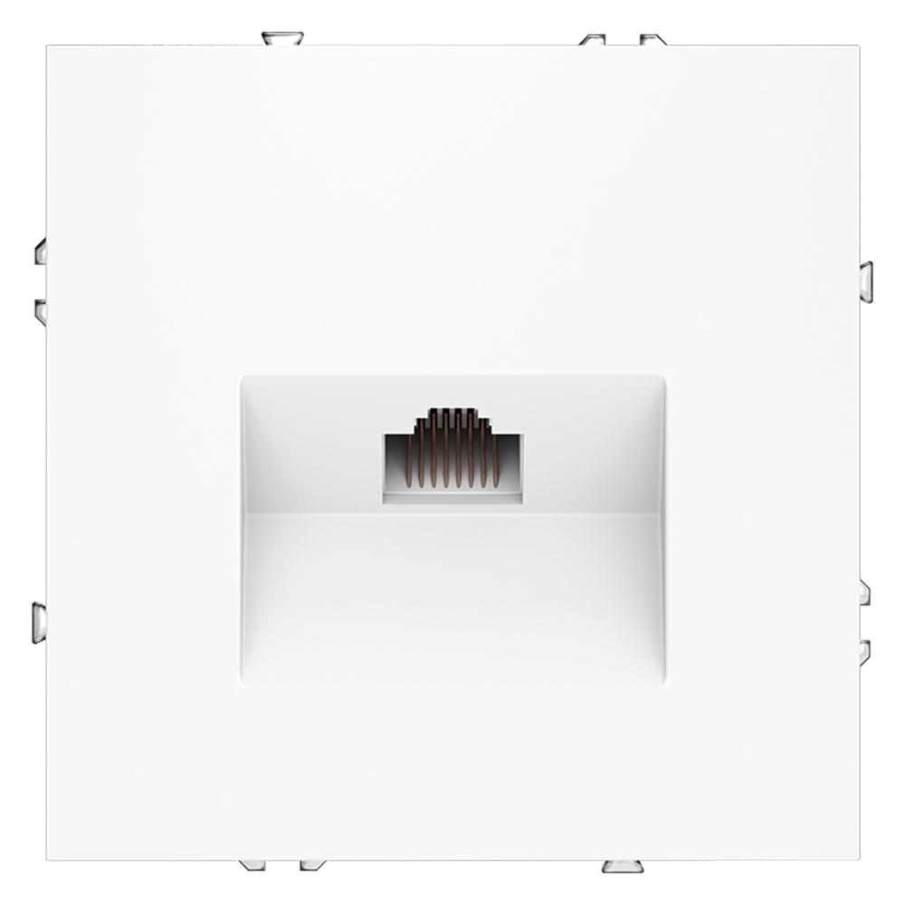 Розетка компьютерная Voltum S70 VLS060102 (белый матовый)