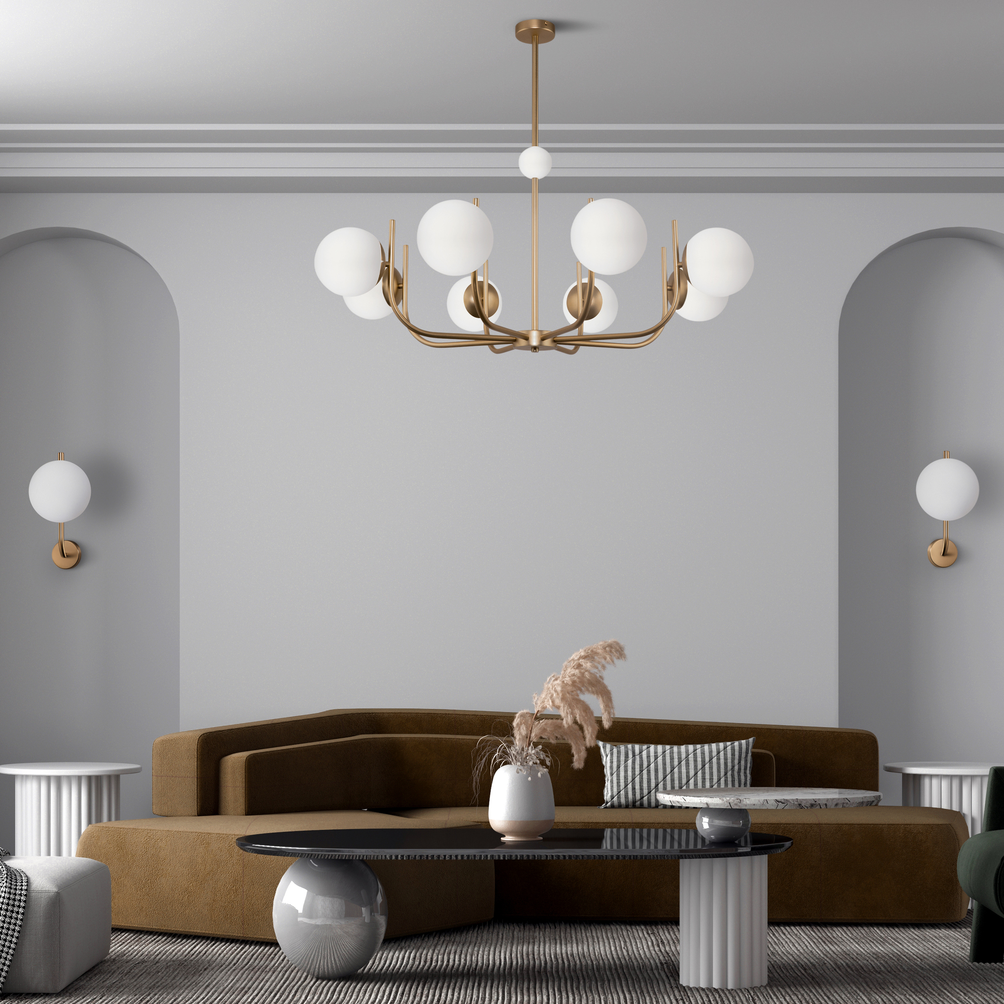 Подвесная люстра Maytoni Rendez-vous MOD109PL-08BS