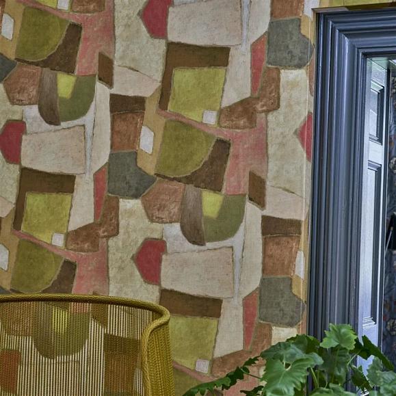 Панно Designers Guild PDG1201/02 Clay Collage Terracotta