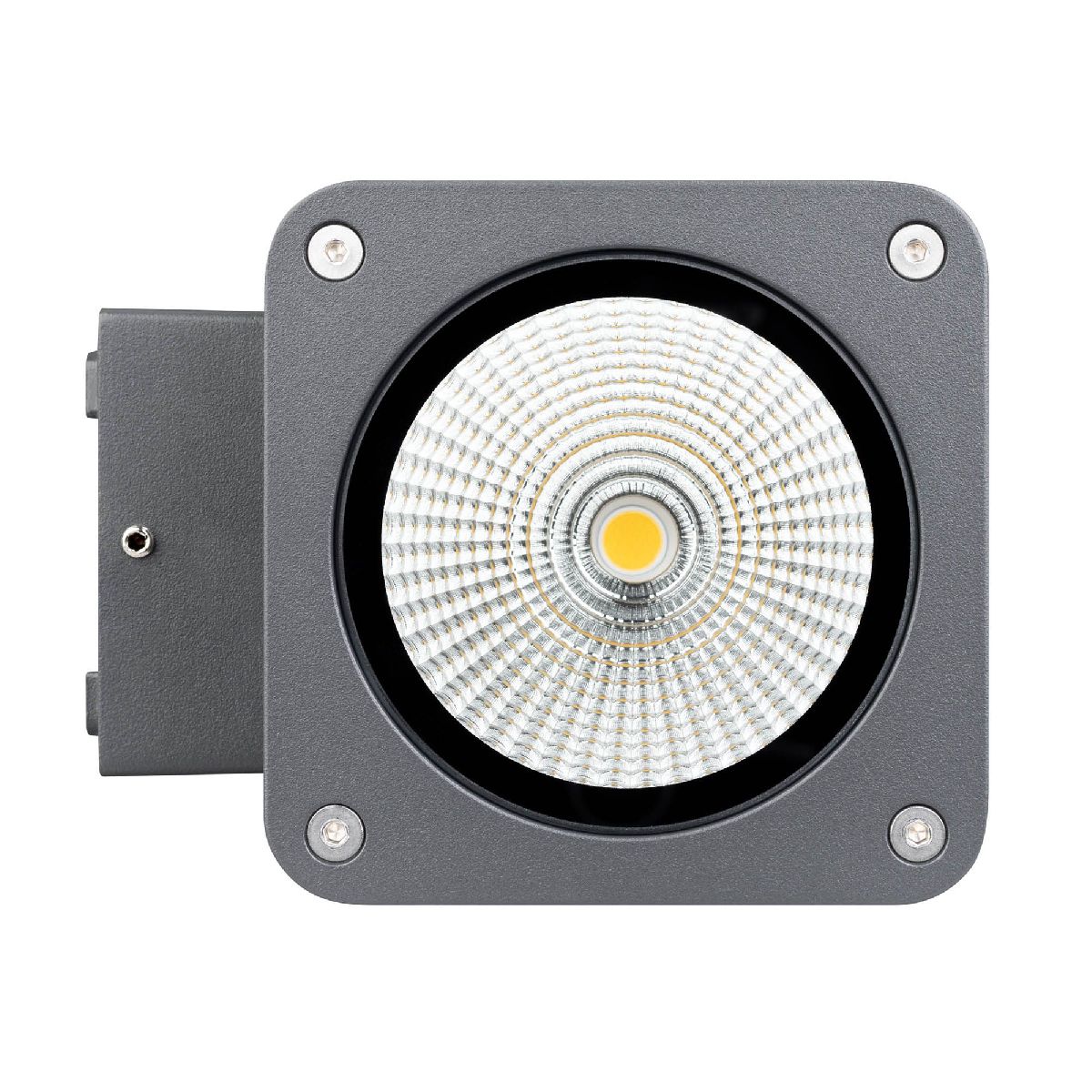 Уличный настенный светильник Arlight LGD-EVO-WALL-TWIN-S100x100-2x12W Warm3000 (GR, 44 deg, 230V) 046195