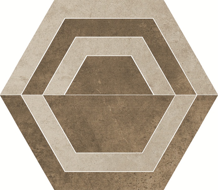 Декор Scratch Beige Heksagon C 26х29,8