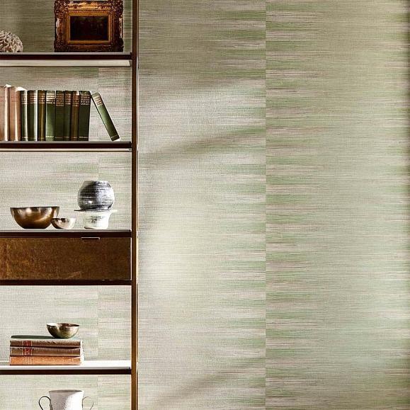 Обои Zoffany 313008 Kensington Grassсloth Evergreen