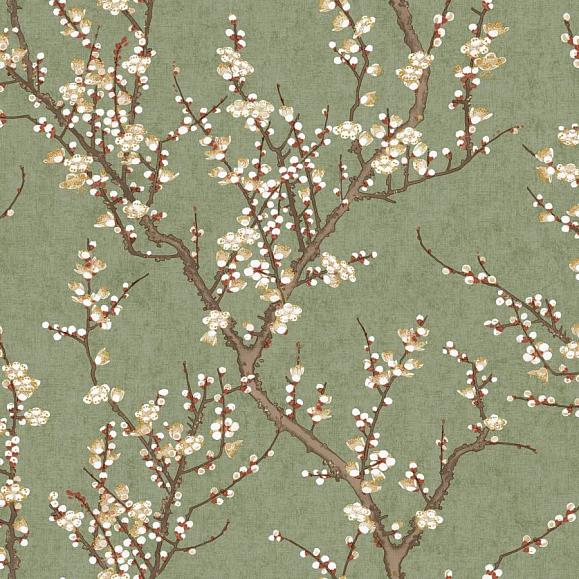 Обои Aura 1903-4 Sakura Tree Green