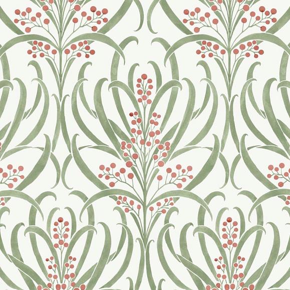 Обои York AC9141 Calluna White/Berry