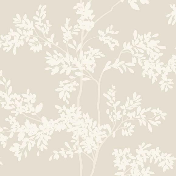 Обои York BL1805 Lunaria Silhouette Lt. Taupe/White