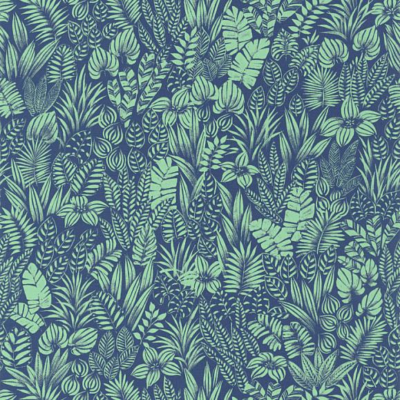 Обои Casadeco 88826767 Napa Valley Indigo / menthe