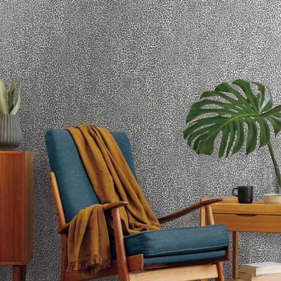 Обои York TC2686 Leopard King Charcoal