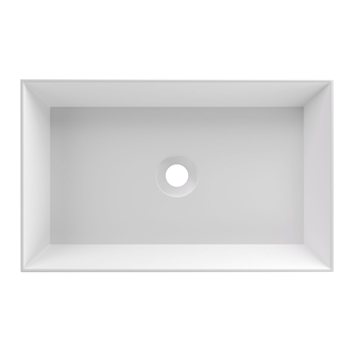 Alice Spy Rectangular Раковина 60x38х12см., накладная, без отв., цвет: белый матовый
