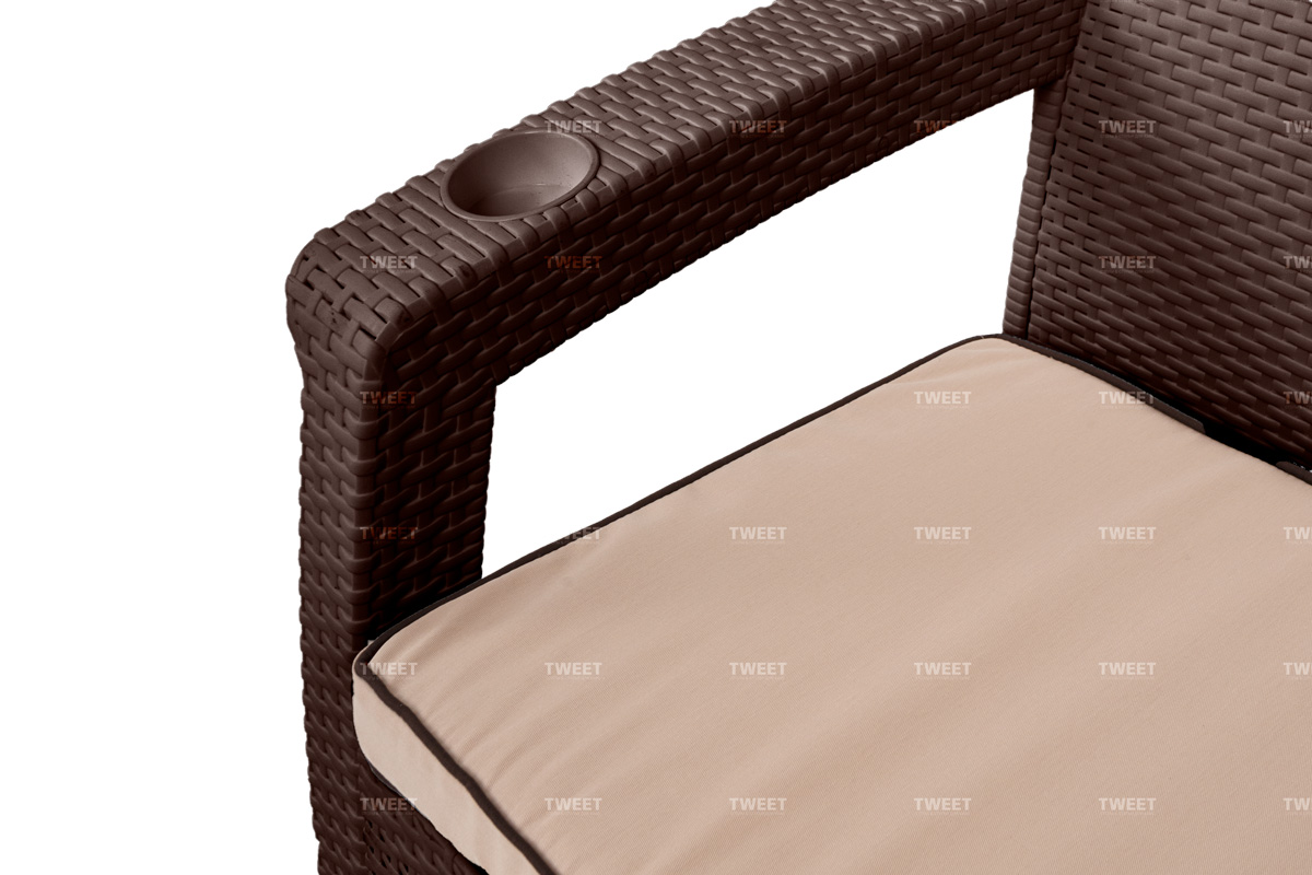Комплект кресел TWEET Double Seat, цвет: венге