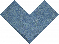 Плитка BOHO ELLE BLUE RAKU 20x20 см