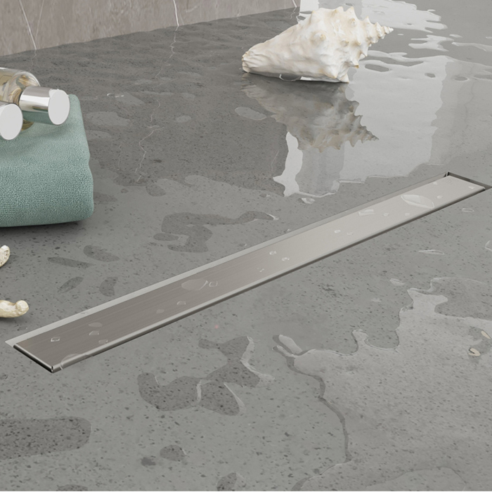 Plumberia Selection Трап душевой PS LINEAR 6x60 2устор. накладка из нерж.стали, комбинир.затвор с горизонт. Выпуском Ду 50мм,40л/мин, цвет: нержавеющая сталь