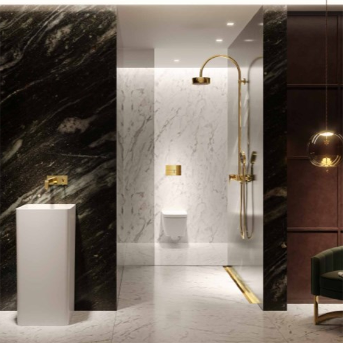 TECE Профиль для душа с сифоном TECEdrainprofile, 900 мм, PVD Polished Gold Optic