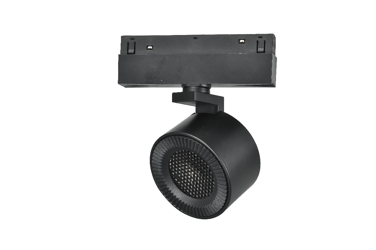 Трековый магнитный светильник iLedex Vision 4822-010-D82-12W-38DG-3000K BK (WALL WASHER)