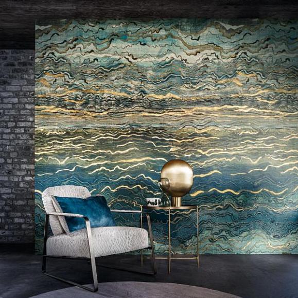 Панно Casamance 75064090 Azurite Bleu/Vert