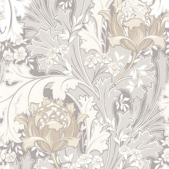 Обои Casadeco SWHT84069101 Jane Taupe