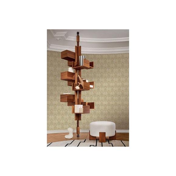Обои Casamance 76161732 Castalia Vert cendré/doré