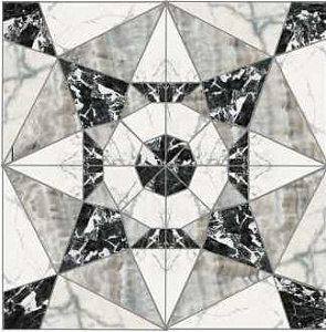 Декор Imola The Room Ros. Batip 60 Bla 60x60