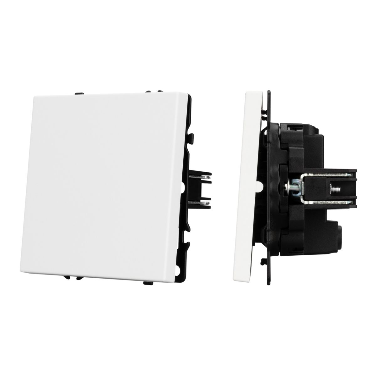 Выключатель перекрёстный 1 кл софт-тач белый кварц Arlight SWT-MKX1-SFPL-WH (250V, 10A) 054234(1)