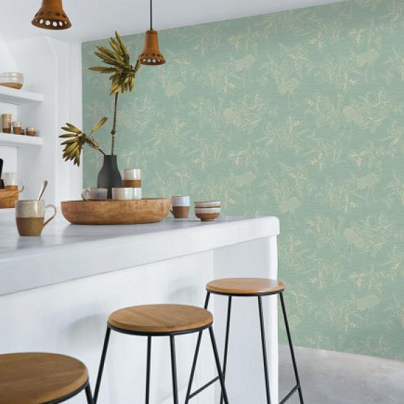 Обои Casamance 75891426 Mirador Céladon/nacré
