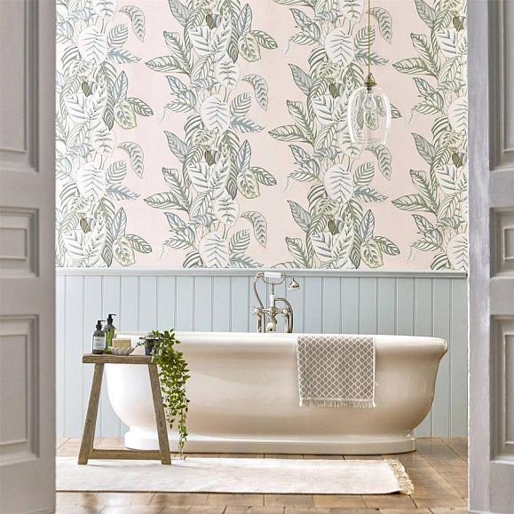 Обои Sanderson 216632 Calathea Orchid/Eucalyptus