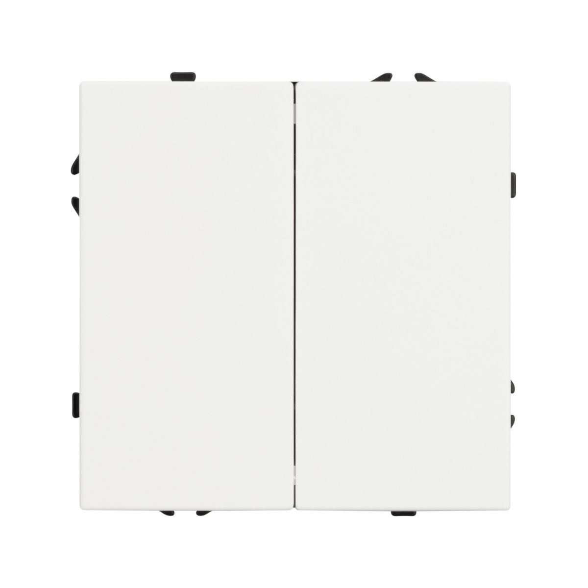 Механизм выключателя двухклавишный проходной Arlight SWT-NOBE-MKP2-SFPL-GD (230V, 10A) 054256
