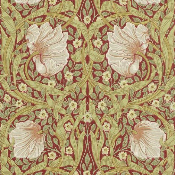 Обои Morris 216845 Pimpernel Brick/Olive