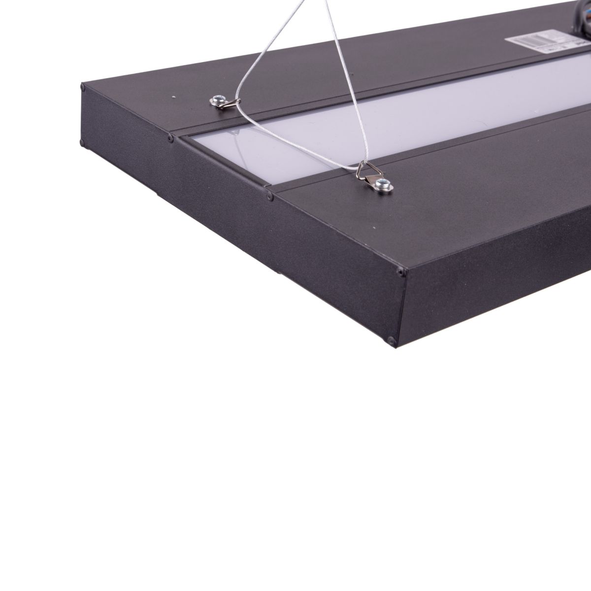 Светодиодная панель Uniel UL-00012597 ULO-K16B 2x22W/4000K/L100 5W/RGB IP44 BLACK