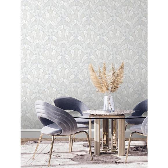Обои York DM5021 Shell Damask Blue