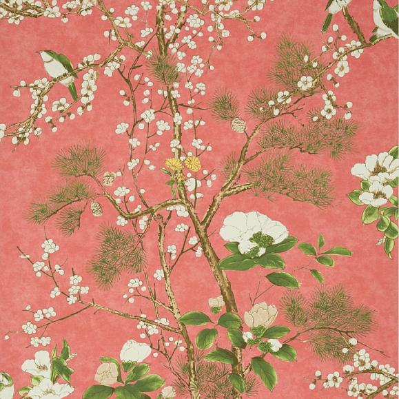 Обои Thibaut T13624 Katsura Coral