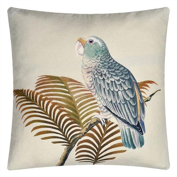 Подушка CCJD5054, Parrotand Palm, Parchment, John Derian 50х50см