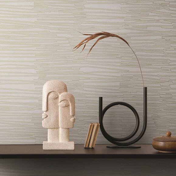 Обои York AG2096 Nikki Chu Water Reed Thatch Ivory/Glint