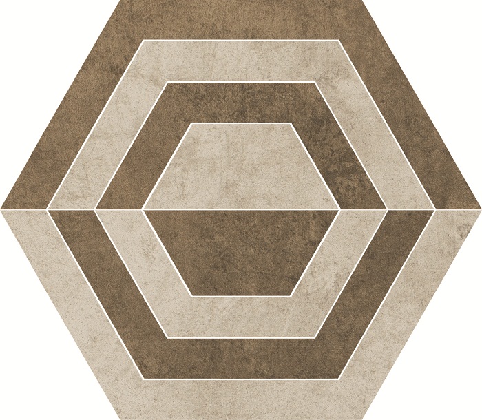 Декор Scratch Beige Heksagon А 26х29,8