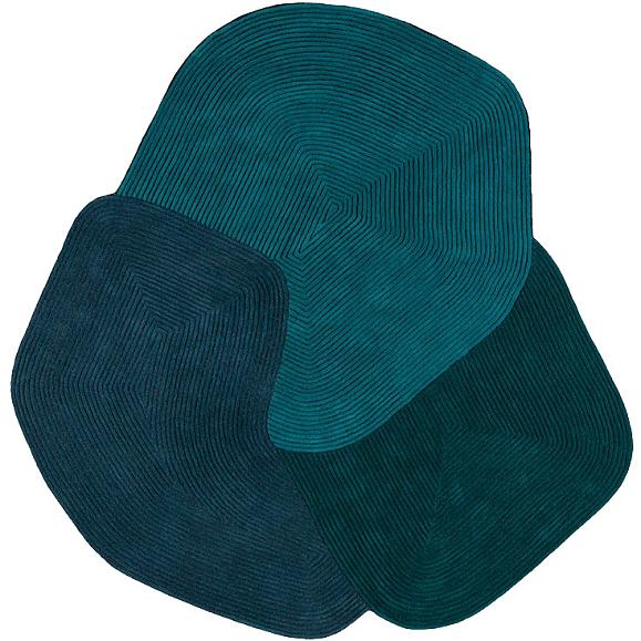 Ковер Toulemonde Bochart Tumulus Bleu (230x240)